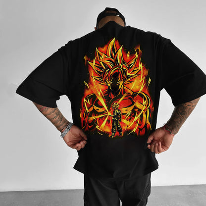 Unisex Anime Inspired Graphic Streetwear  T-shirt
