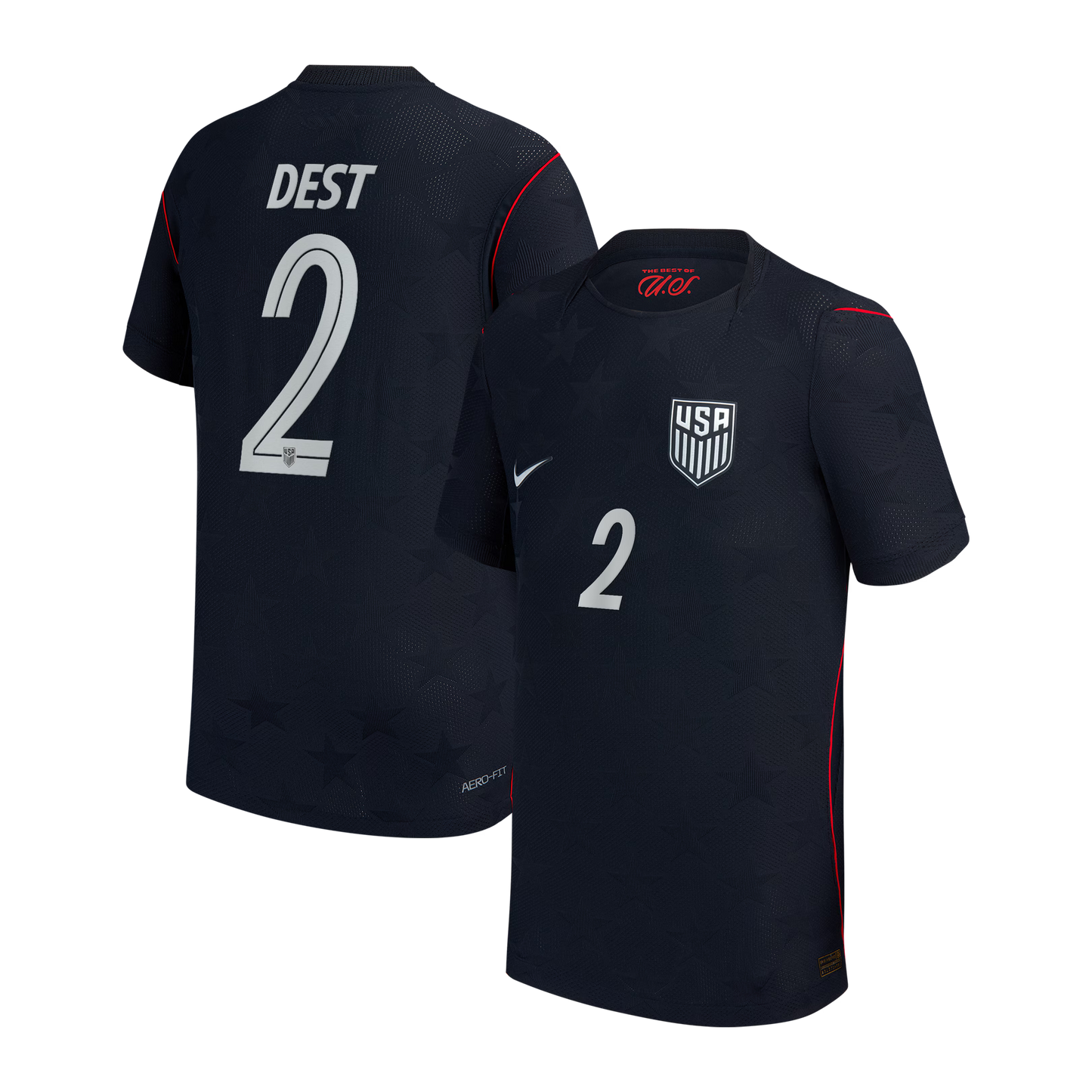 Sergiño Dest USMNT Youth 2026/27 Away Stadium Replica Jersey - Blue