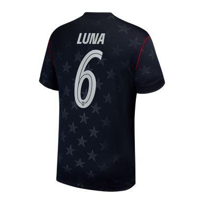 Diego Luna USMNT 2026/27 Away Stadium Replica Jersey - Blue