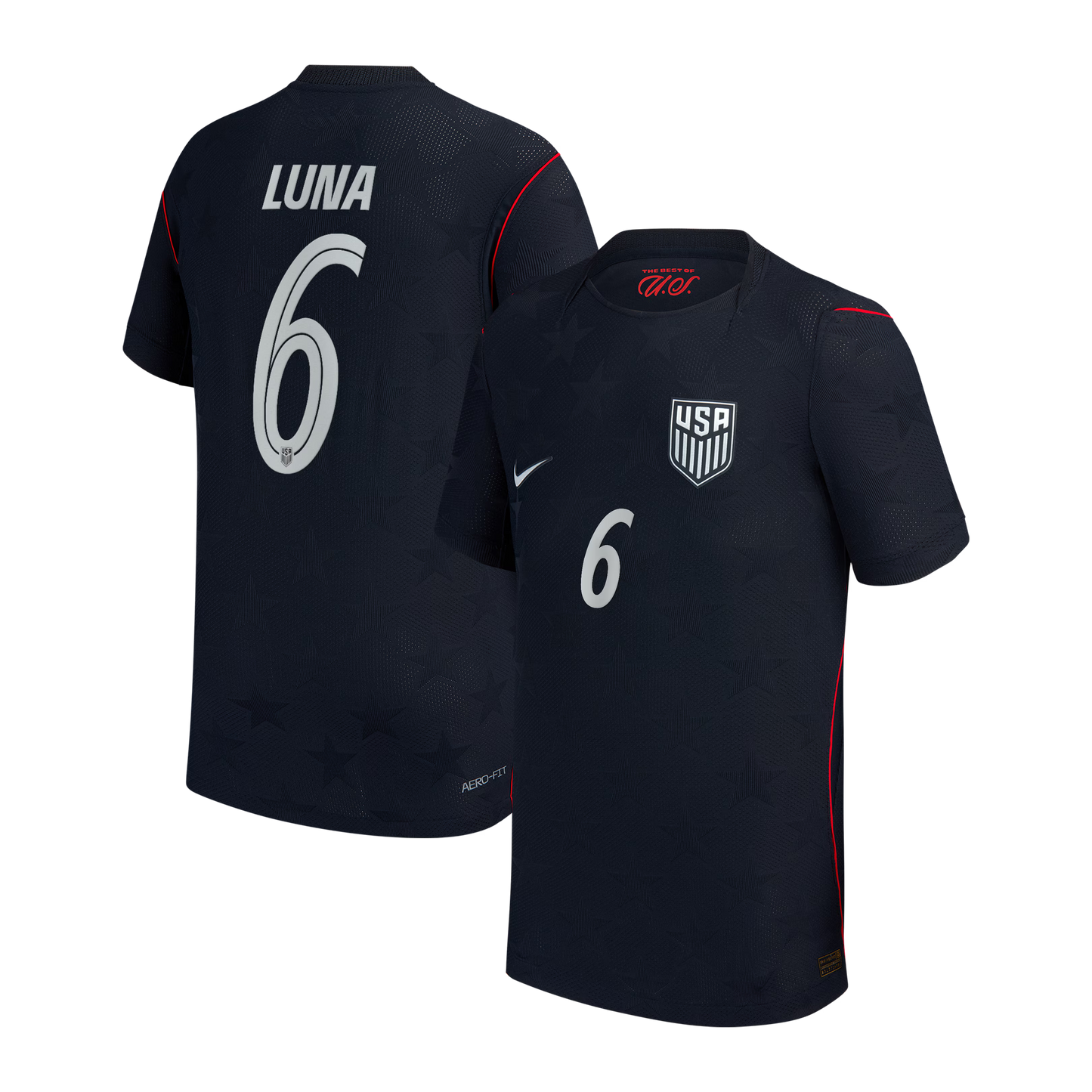 Diego Luna USMNT Youth 2026/27 Away Match Jersey - Blue