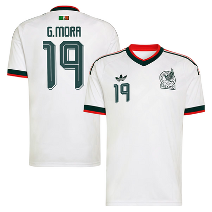 Gilberto Mora Mexico National Team Women's 2026 Away Replica Jersey- White