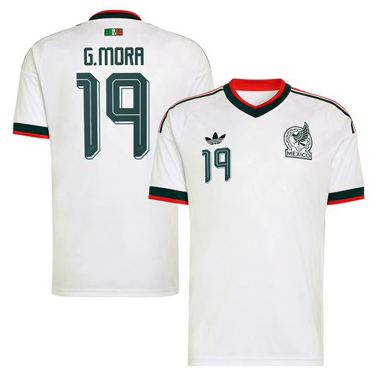 Gilberto Mora Mexico National Team Women's 2026 Away Replica Jersey- White