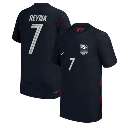 Giovanni Reyna USMNT Youth 2026 Away Match Jersey - Blue