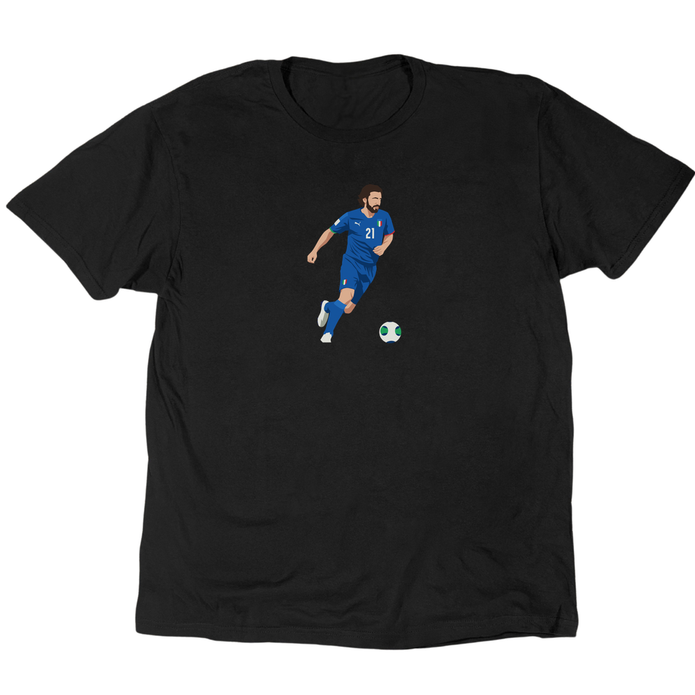 Icons Illustrated Andrea Pirlo T-Shirt