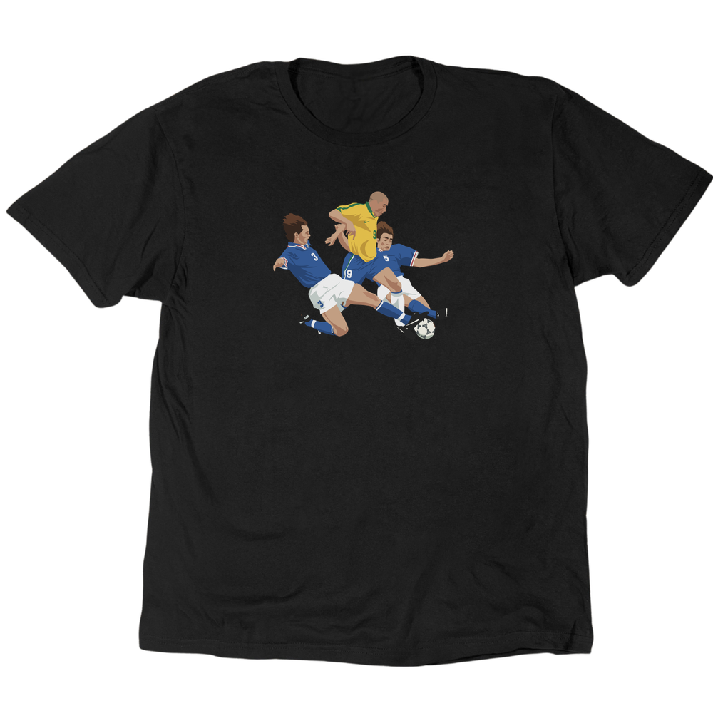 Icons Illustrated Ronaldo V Maldini And Cannavaro T-Shirt