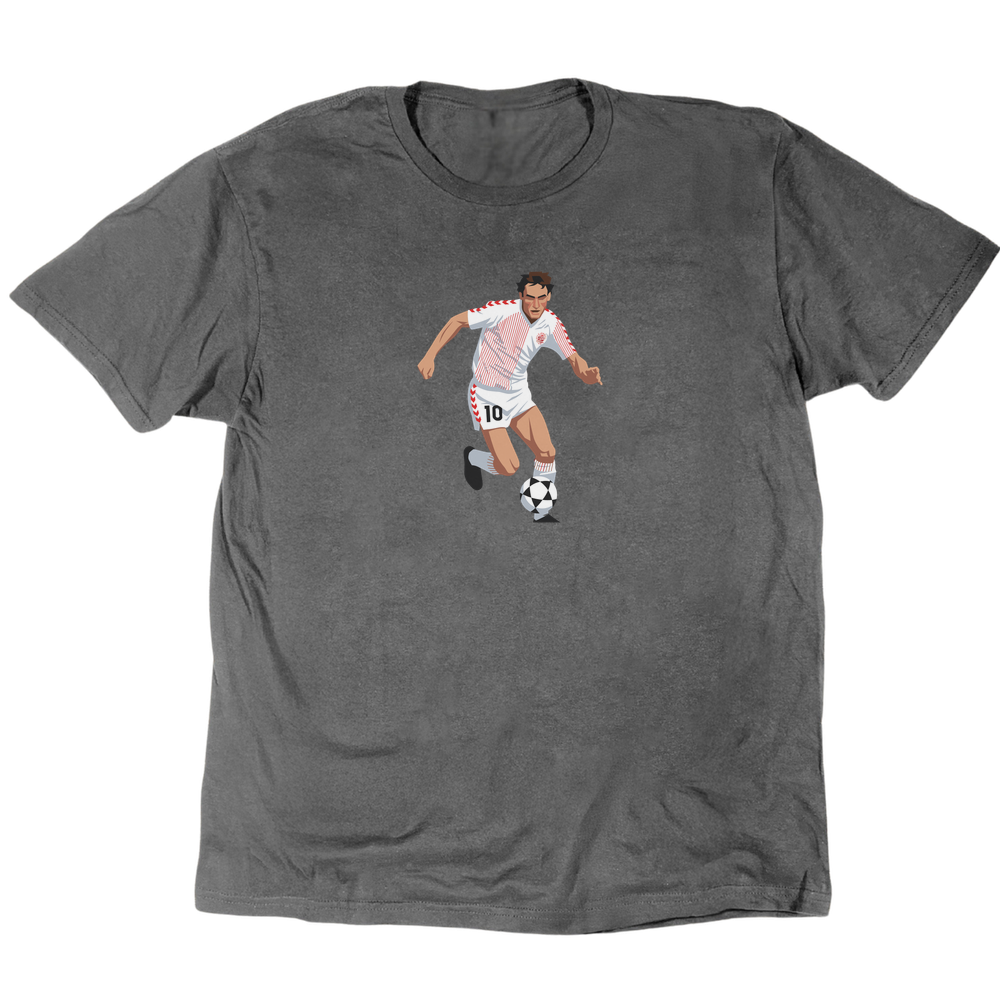 Icons Illustrated Preben Elkjær The Wild Dane T-Shirt