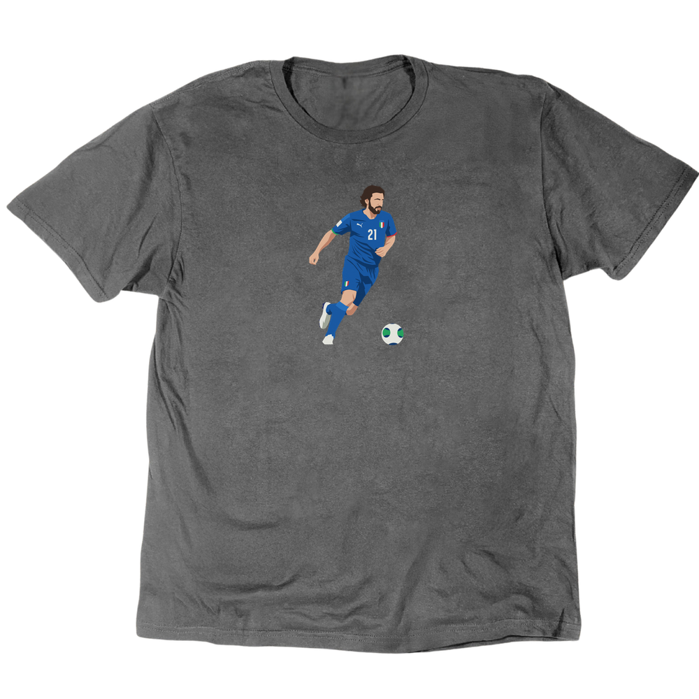 Icons Illustrated Andrea Pirlo T-Shirt