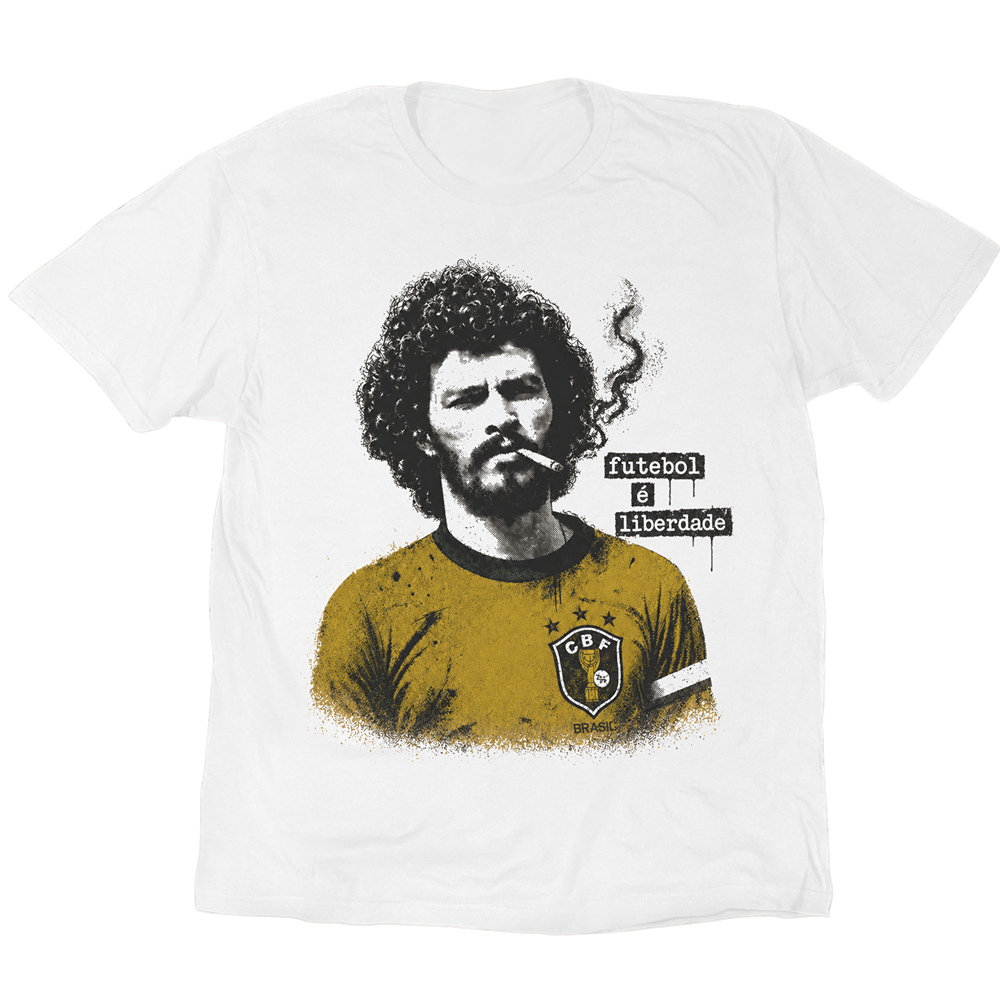 Doctor Sócrates Futebol é Liberdade T-Shirt