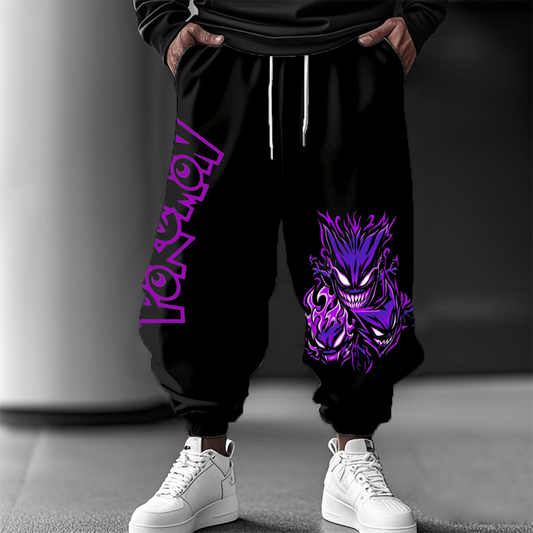 Pokémon Unisex casual Anime Streetwear Pants