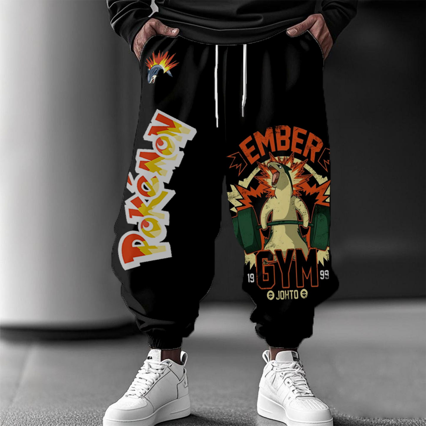 Pokémon Unisex Casual Anime Streetwear Pants