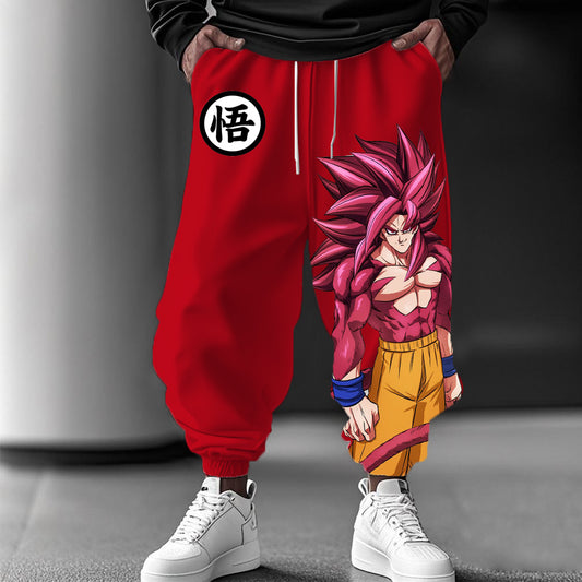 Unisex Anime Graphic Streetwear Vintage Pants