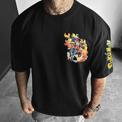 Pokémon Unisex Anime Inspired Vintage T-Shirt