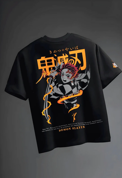 Tanjiro Demon Slayer Oversized T-shirt