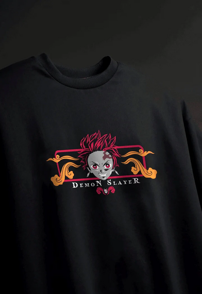 Tanjiro Demon Slayer Oversized T-shirt