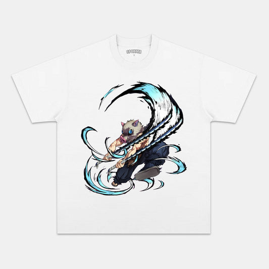 HASHIBIRA INOSUKE UNISEX ANIME INSPIRED VINTAGE T-SHIRT丨DEMON SLAYER