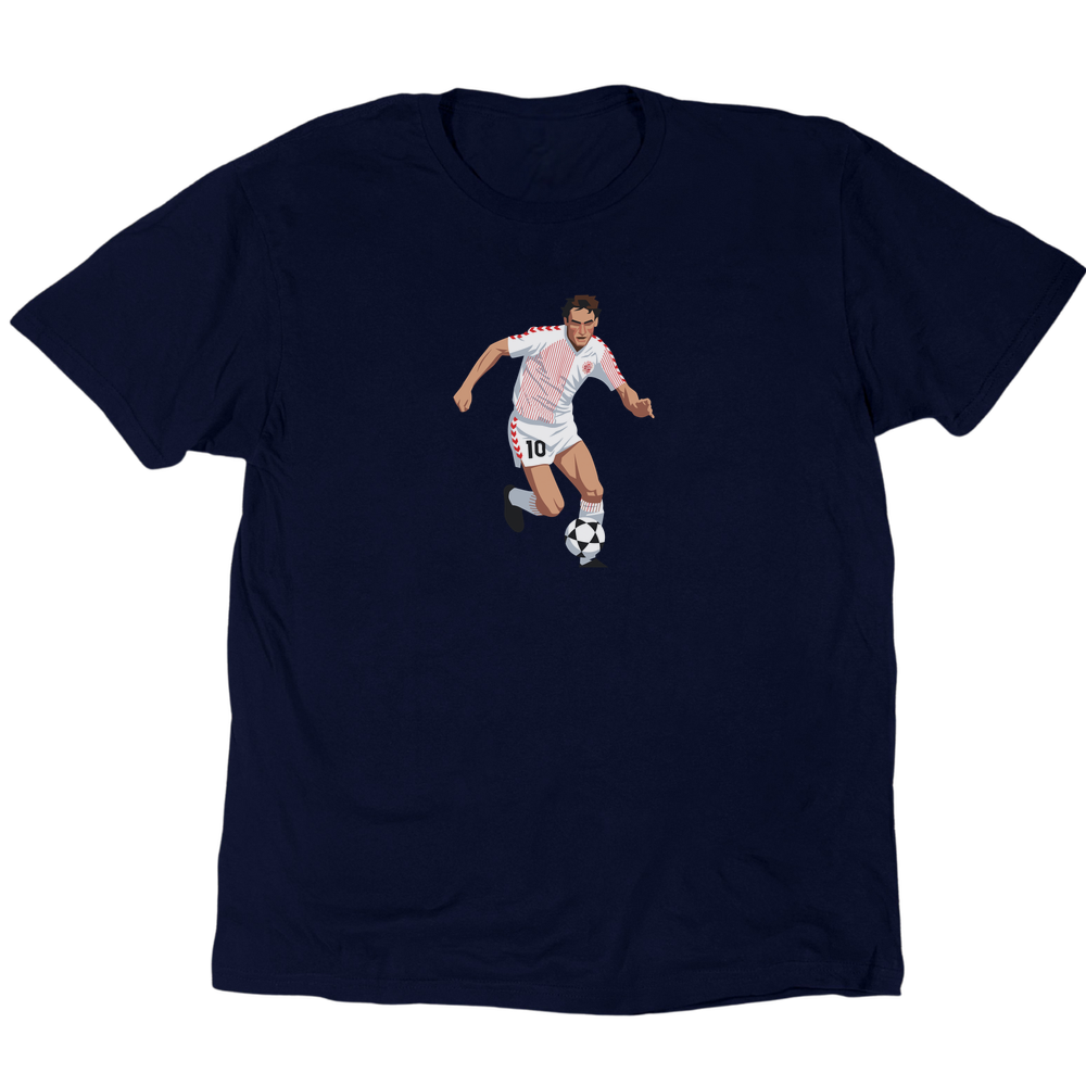 Icons Illustrated Preben Elkjær The Wild Dane T-Shirt