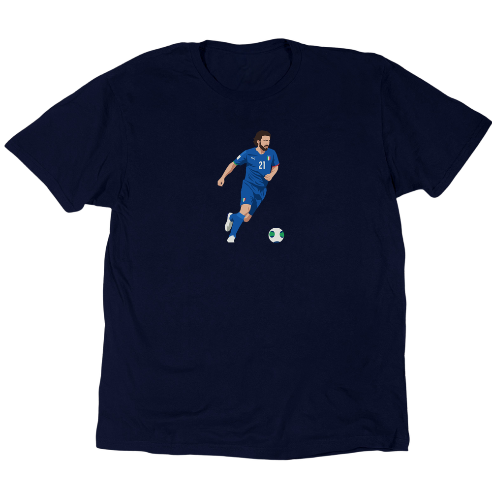 Icons Illustrated Andrea Pirlo T-Shirt