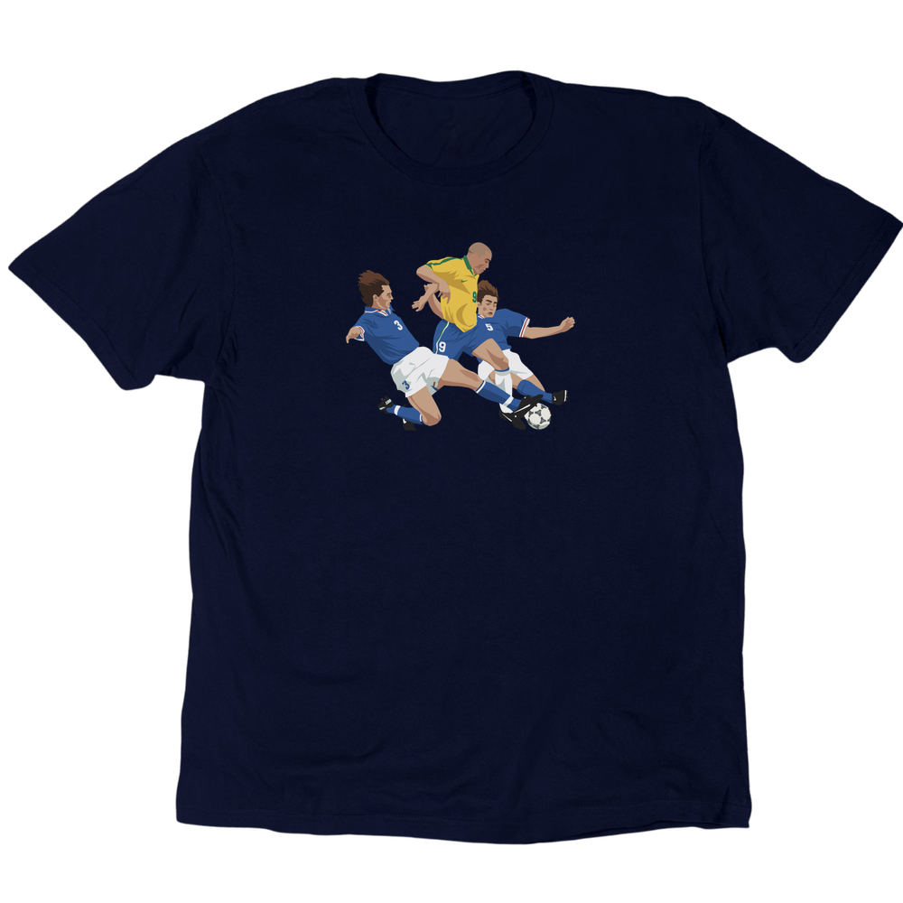Icons Illustrated Ronaldo V Maldini And Cannavaro T-Shirt
