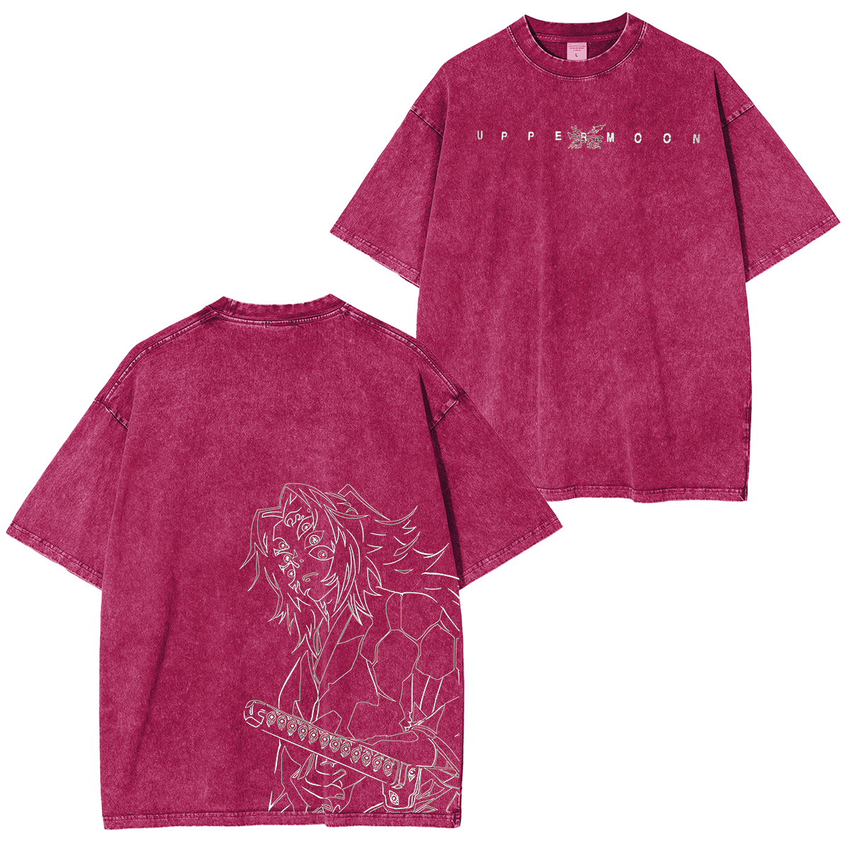 Demon Slayer Anime Unisex Washed T-Shirt