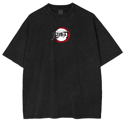 All Hashira,Demon Slayer Anime Unisex Washed T-Shirt