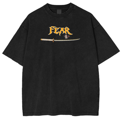 Zenitsu ,Demon Slayer Anime Unisex Washed T-Shirt