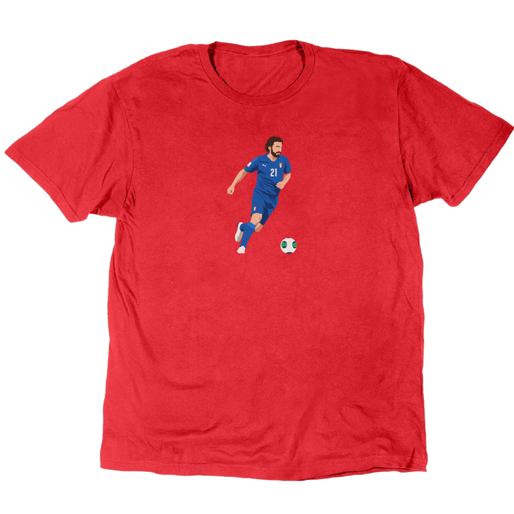 Icons Illustrated Andrea Pirlo T-Shirt