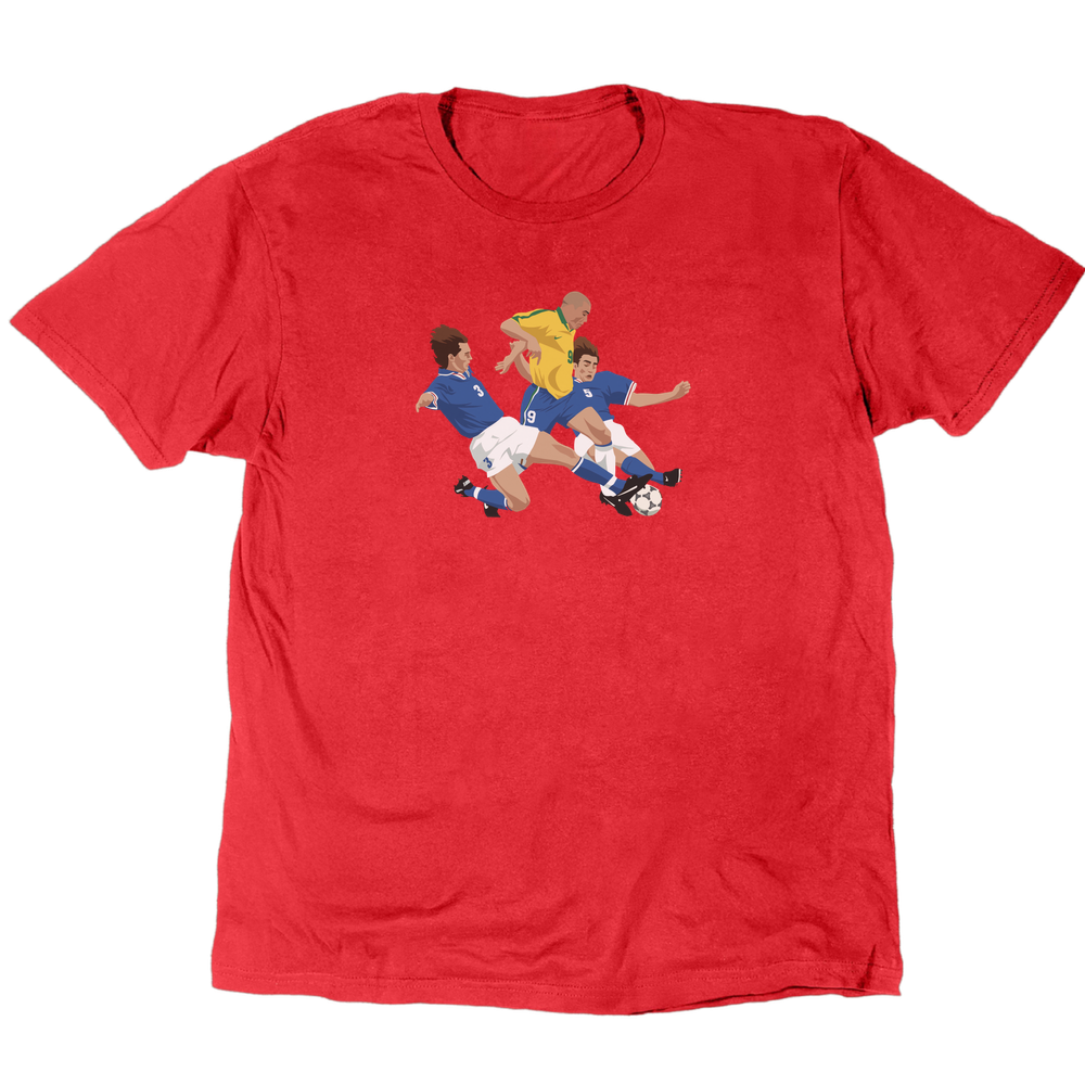 Icons Illustrated Ronaldo V Maldini And Cannavaro T-Shirt