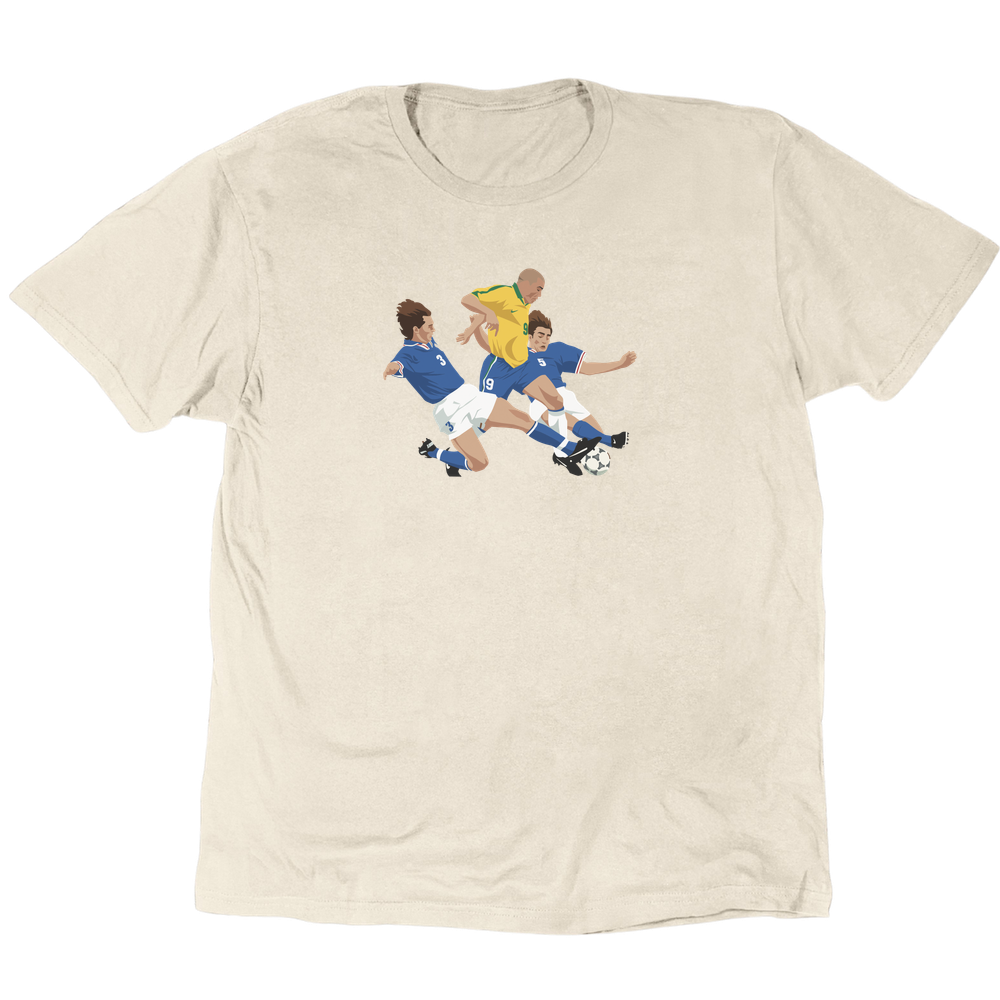 Icons Illustrated Ronaldo V Maldini And Cannavaro T-Shirt