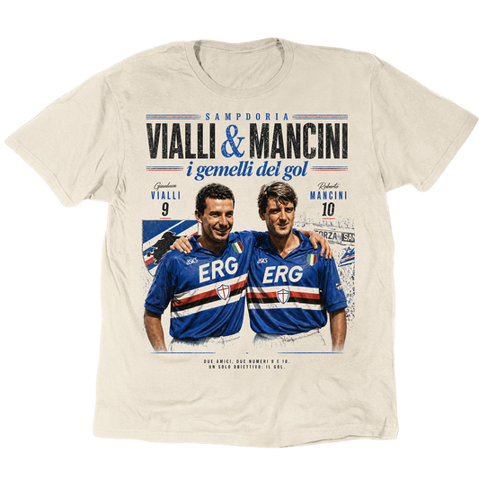 Vialli And Mancini I Gemelli Del Gol T-Shirt