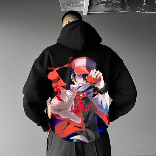 Pokémon Unisex Anime Graphic Streetwear Vintage Hoodie