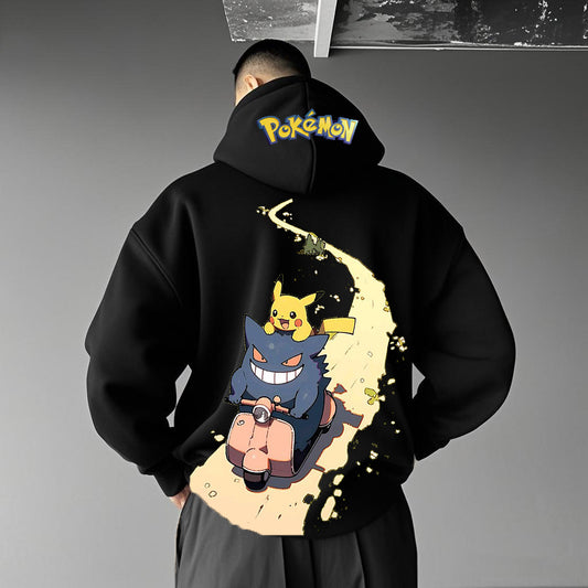Pokémon Unisex Anime Graphic Streetwear Vintage Hoodie