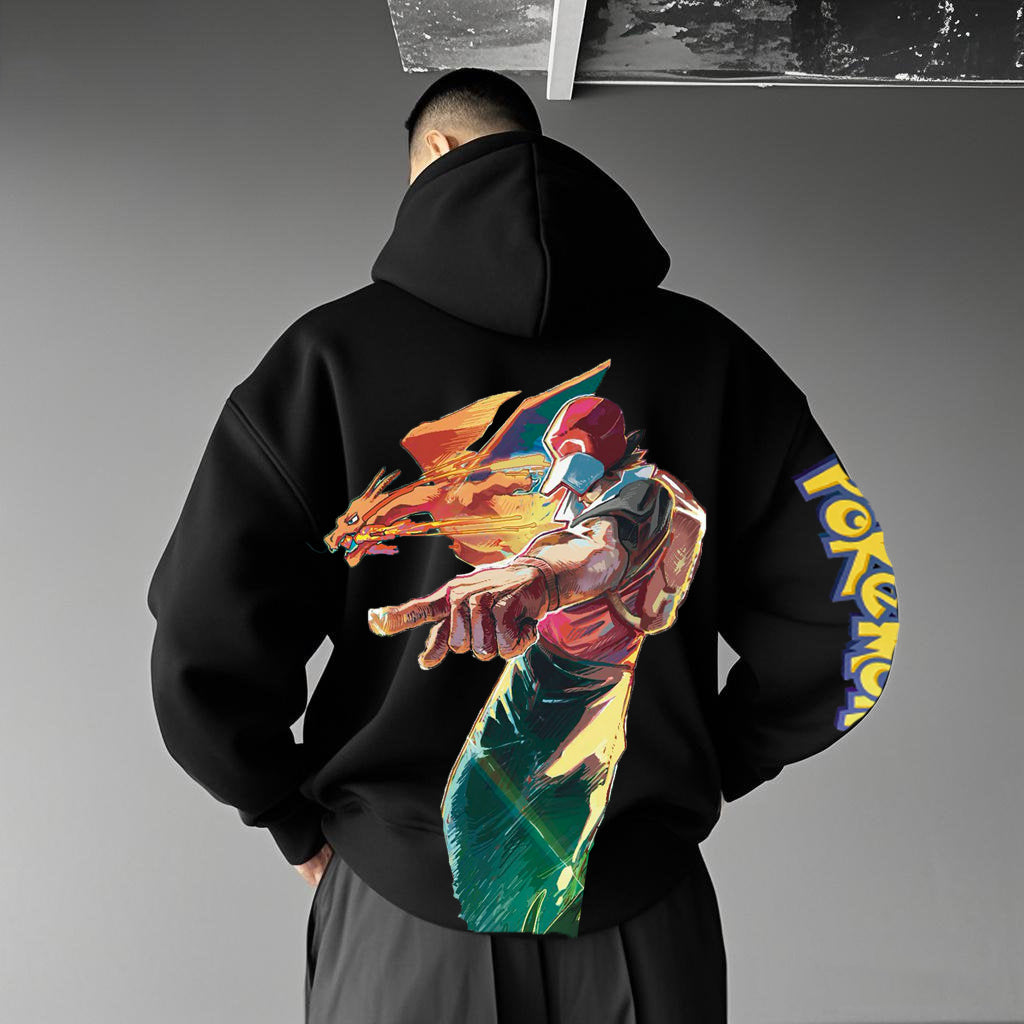 Pokémon Unisex Anime Graphic Streetwear Vintage Hoodie