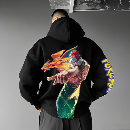 Pokémon Unisex Anime Graphic Streetwear Vintage Hoodie