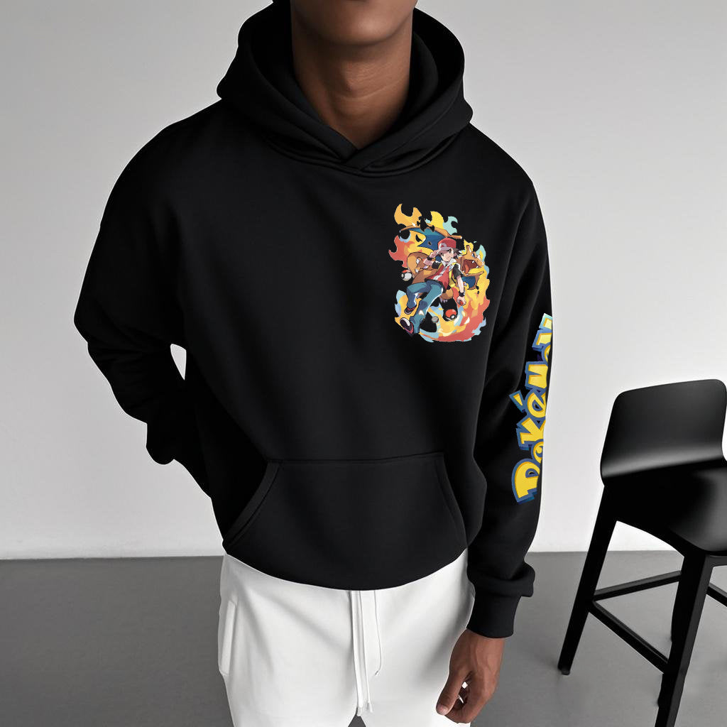 Pokémon Unisex Anime Graphic Streetwear Vintage Hoodie