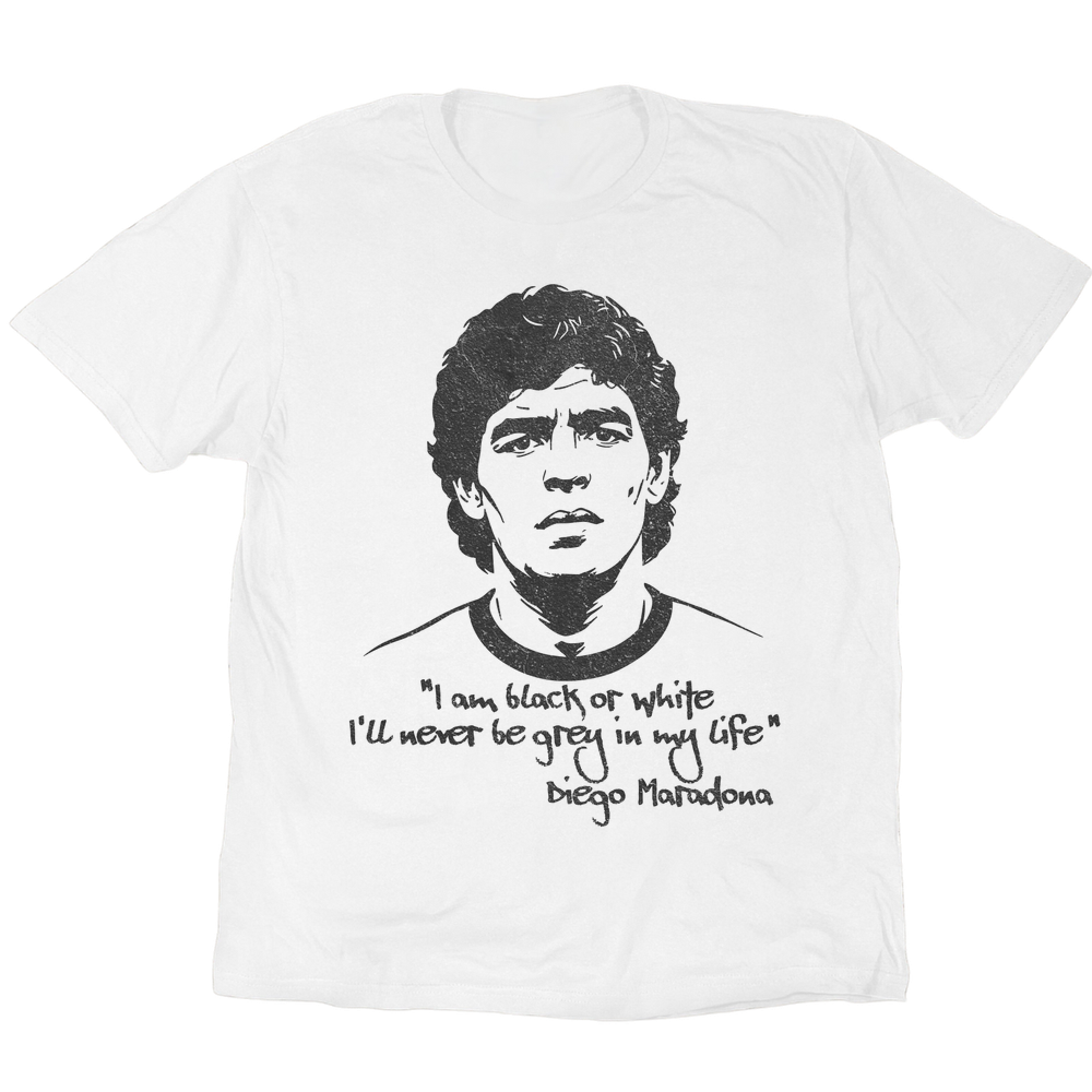 Maradona Black Or White T-Shirt