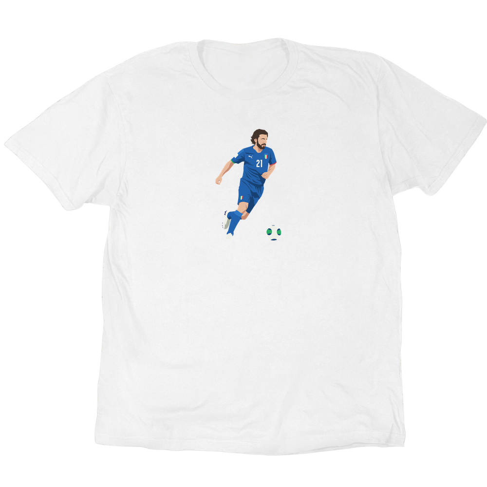 Icons Illustrated Andrea Pirlo T-Shirt