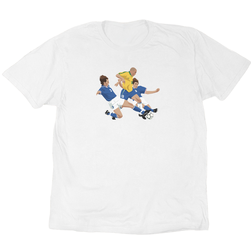 Icons Illustrated Ronaldo V Maldini And Cannavaro T-Shirt