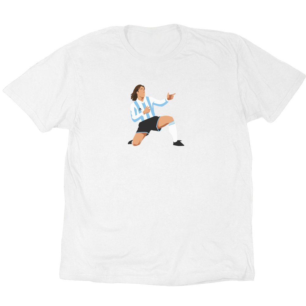 Icons Illustrated Batistuta T-Shirt