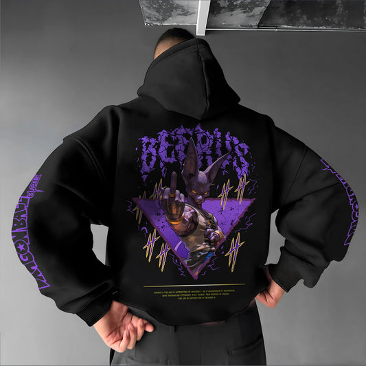 Unisex Anime Graphic Streetwear Vintage Hoodie