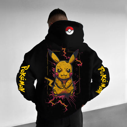 Pokémon Unisex Anime Graphic Streetwear Vintage Hoodie