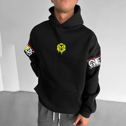Unisex  Anime Print  Casual Oversized Hoodie