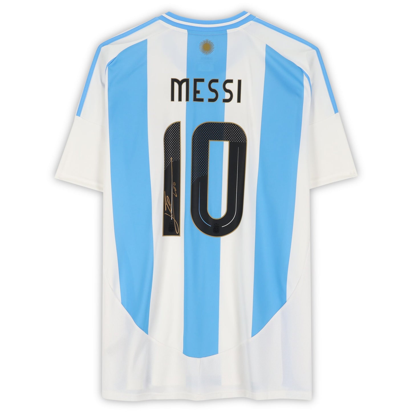 Lionel Messi Argentina National Team Autographed Fanatics Authentic 2024-25 Home Jersey