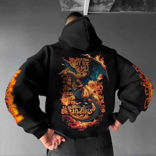 Pokémon Unisex Anime Graphic Streetwear Vintage Hoodie