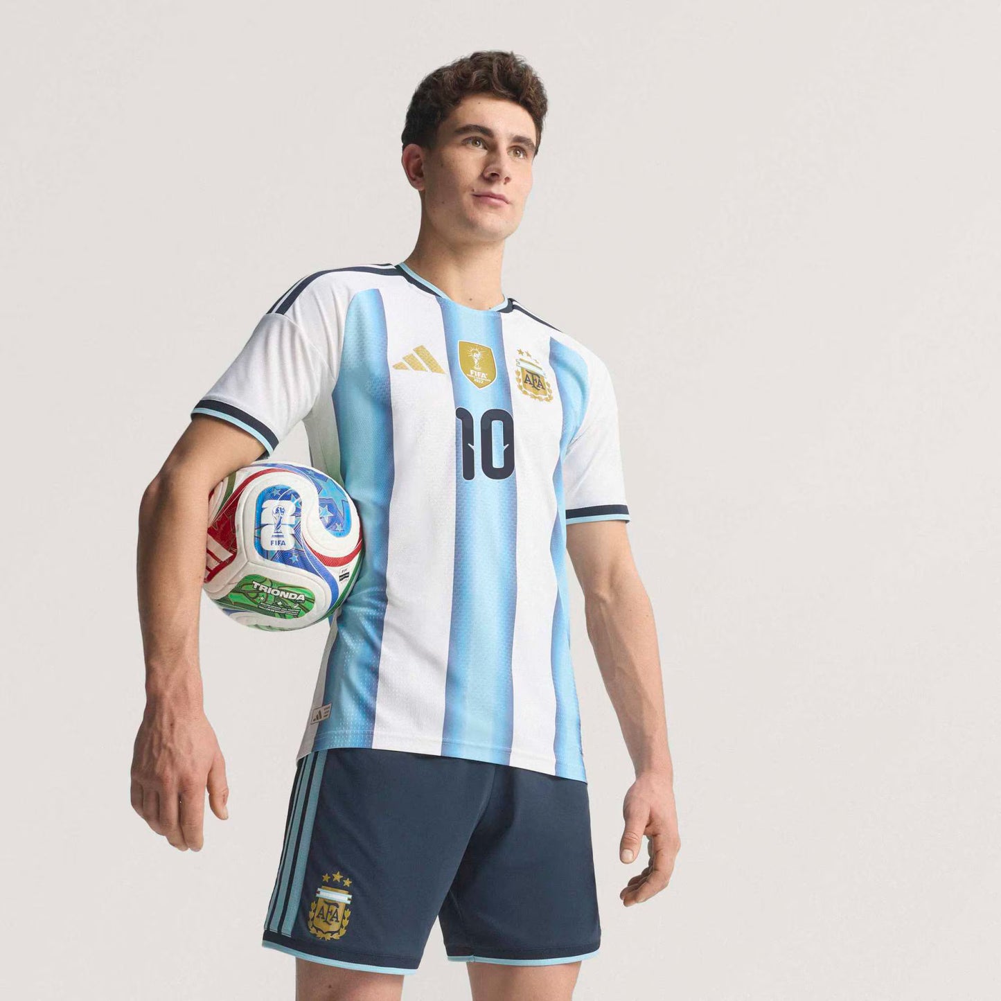 Lionel Messi Argentina National Team 2026 Home On-Field Jersey - White