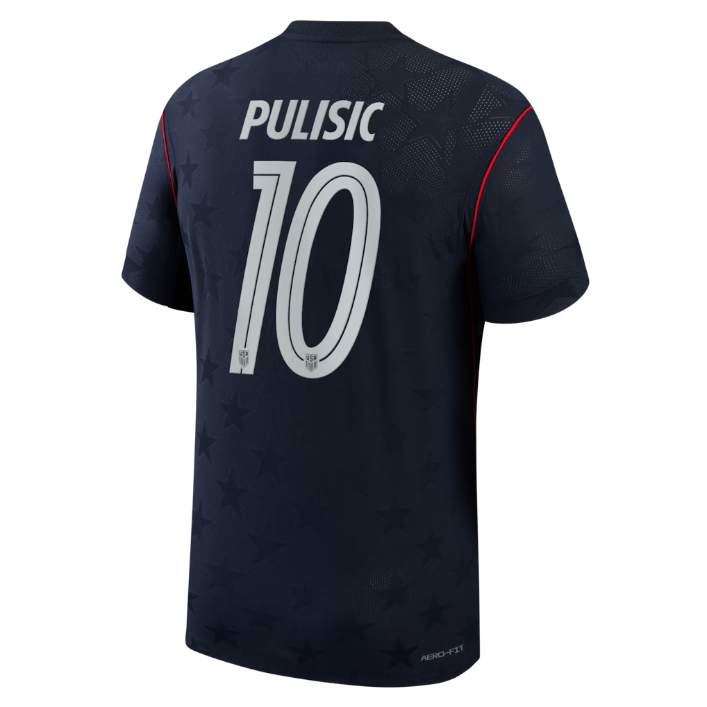 Men's Christian Pulisic Blue USMNT 2026 Away Match Jersey