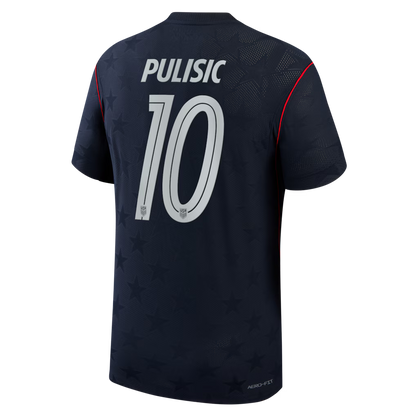 Men's Christian Pulisic Blue USMNT 2026 Away Match Jersey