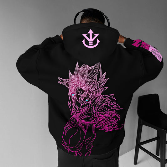 Unisex Anime Graphic Streetwear Vintage Hoodie