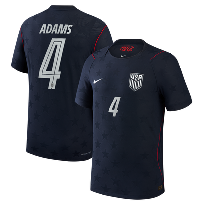 Tyler Adams USMNT 2026 Away Match Jersey - Blue