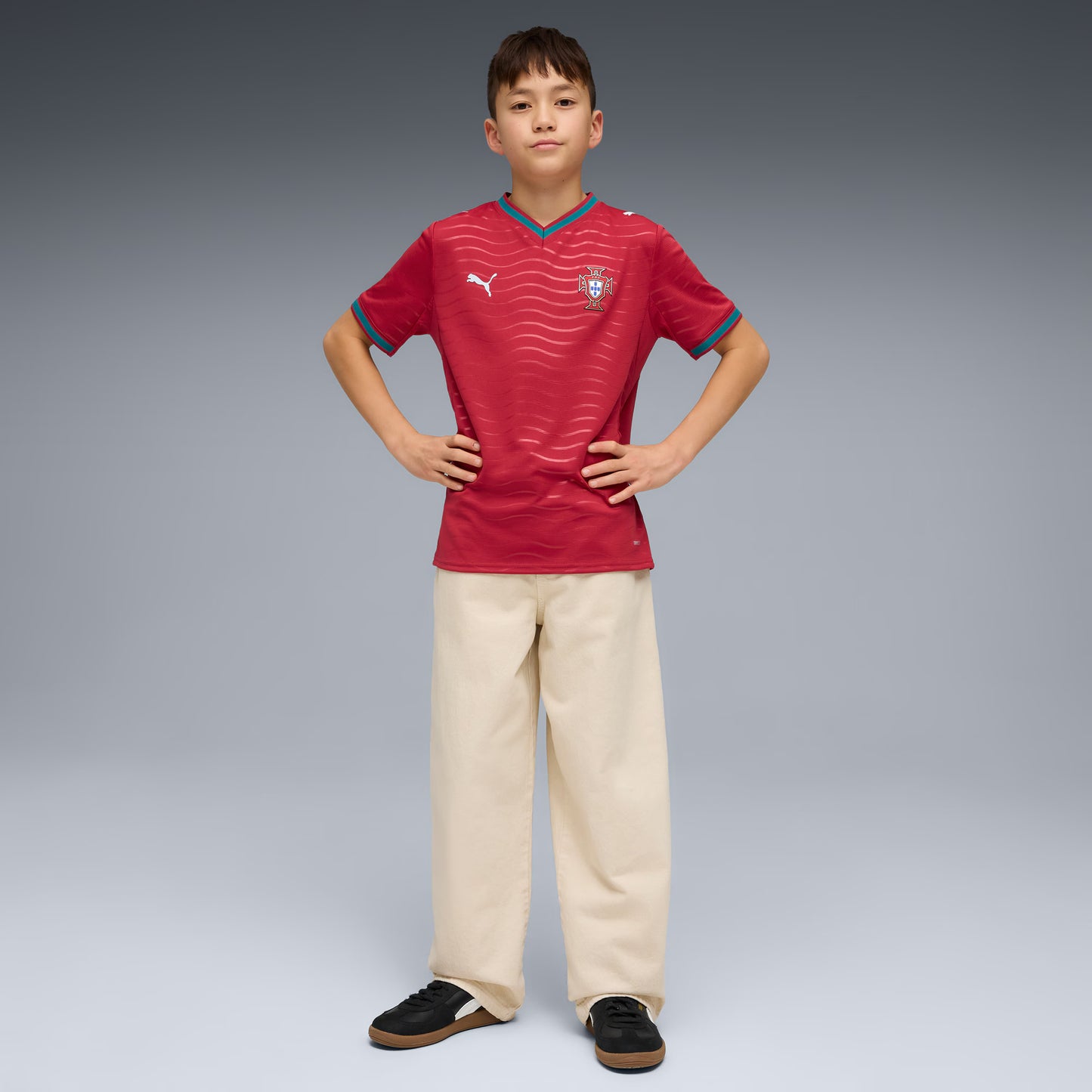Portugal National Team Youth 2026 Home Replica Jersey - Red