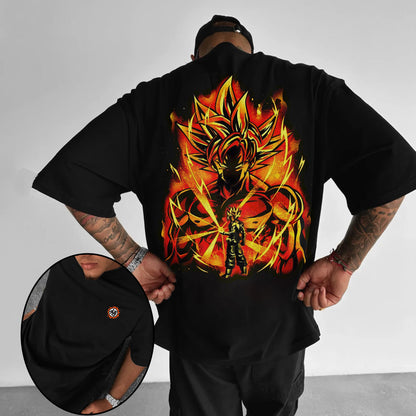 Unisex Anime Inspired Graphic Streetwear  T-shirt